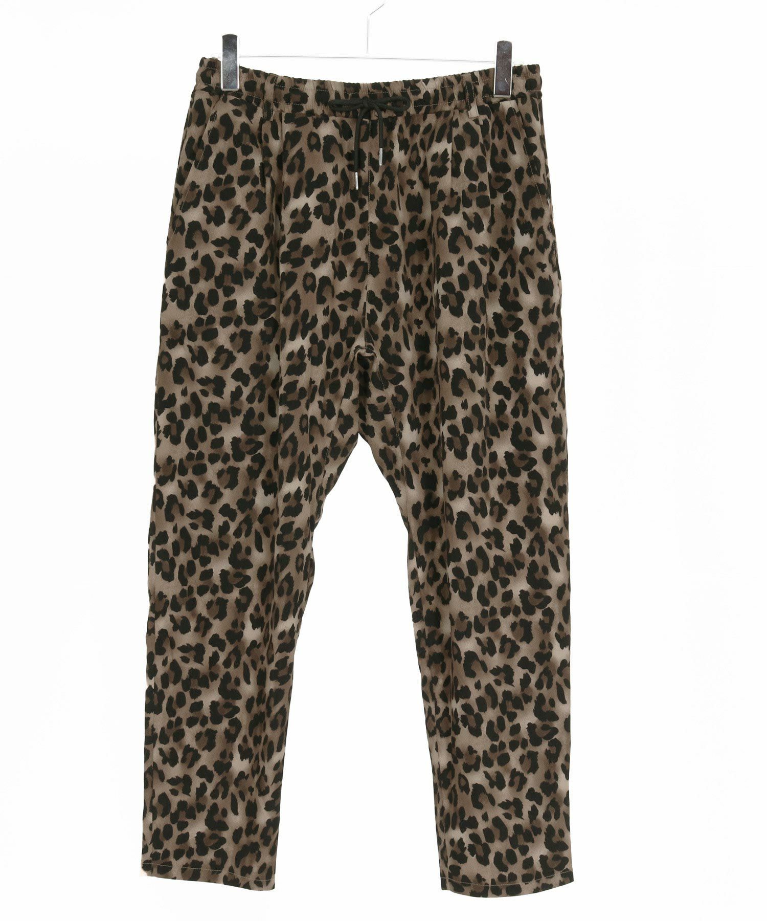 CAMBIO(カンビオ)】Leopard Relax Pants レオパードイージーパンツ