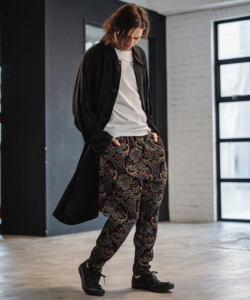 【CAMBIO】Gobelin Balloon Pants CAMBIO（カンビオ） 【】Gobelin Velour Combination Pants ゴブラン