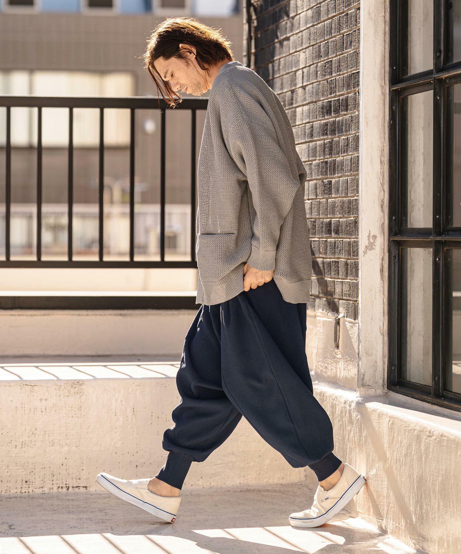CAMBIO(カンビオ)】Sarouel Jogger Pants サルエルジョガーパンツ
