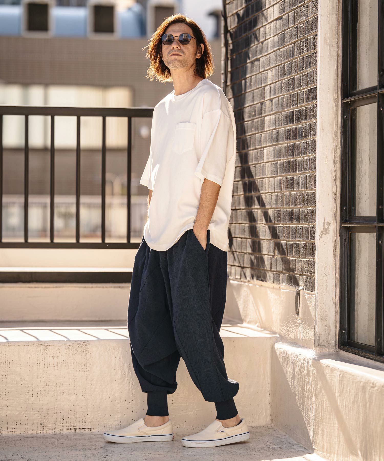 CAMBIO(カンビオ)】Sarouel Jogger Pants サルエルジョガーパンツ