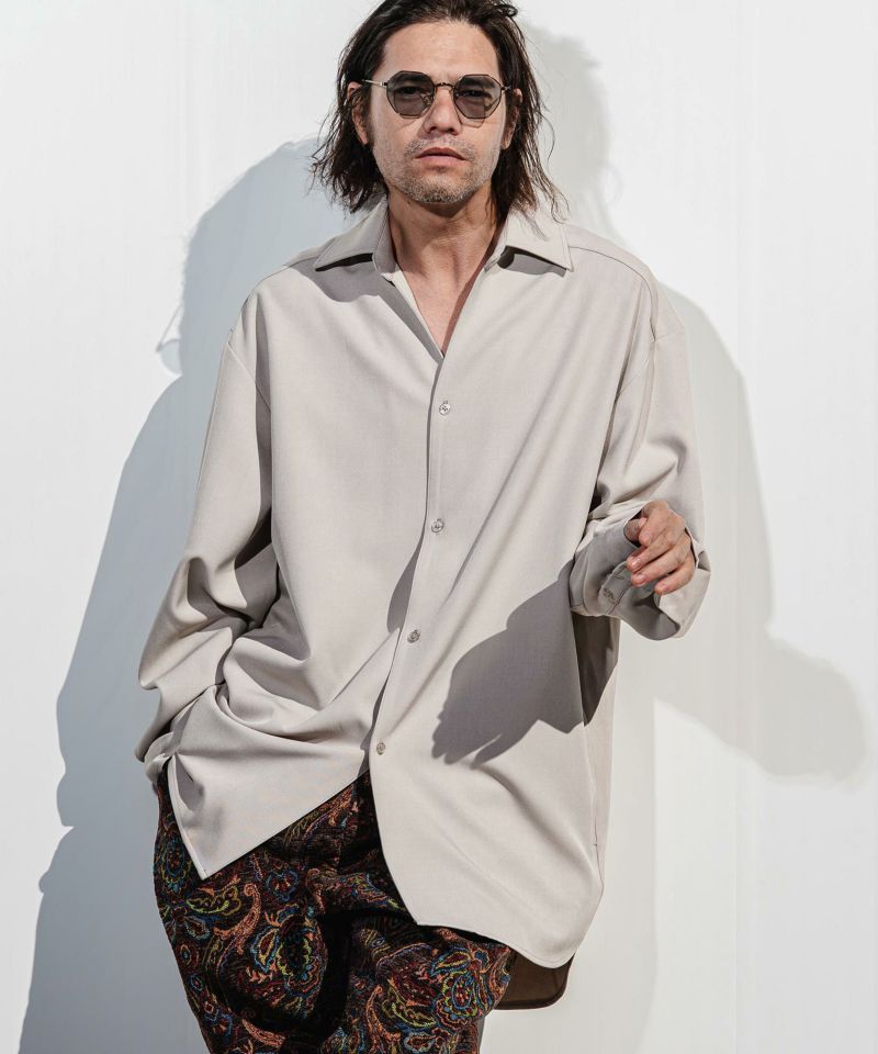 salsationロングシャツ CAMBIO(カンビオ)】【予約販売2月中旬～下旬入荷】Long Length Shirts