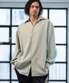 CAMBIO(カンビオ)】【予約販売2月中旬～下旬入荷】Long Length Shirts