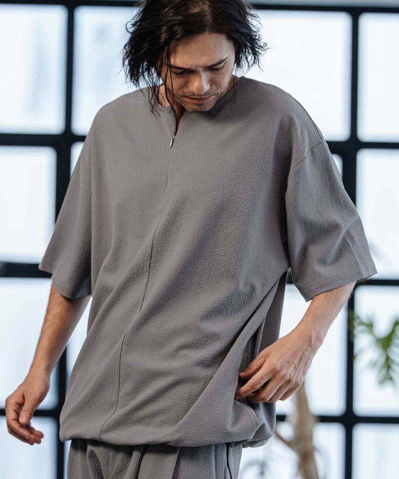 CAMBIO(カンビオ)】【予約販売4月上旬～中旬入荷】Stretch Seersucker