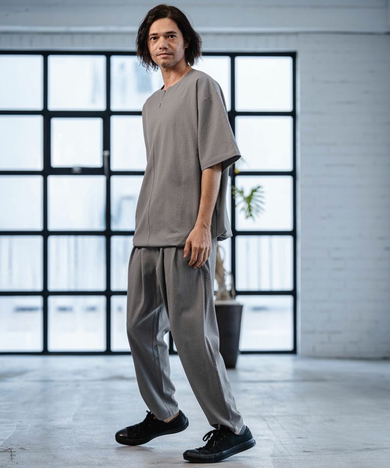 CAMBIO(カンビオ)】【予約販売4月上旬～中旬入荷】Stretch Seersucker