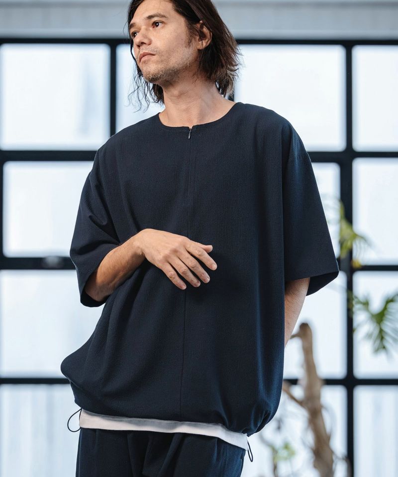 CAMBIO(カンビオ)】【予約販売4月上旬～中旬入荷】Stretch Seersucker