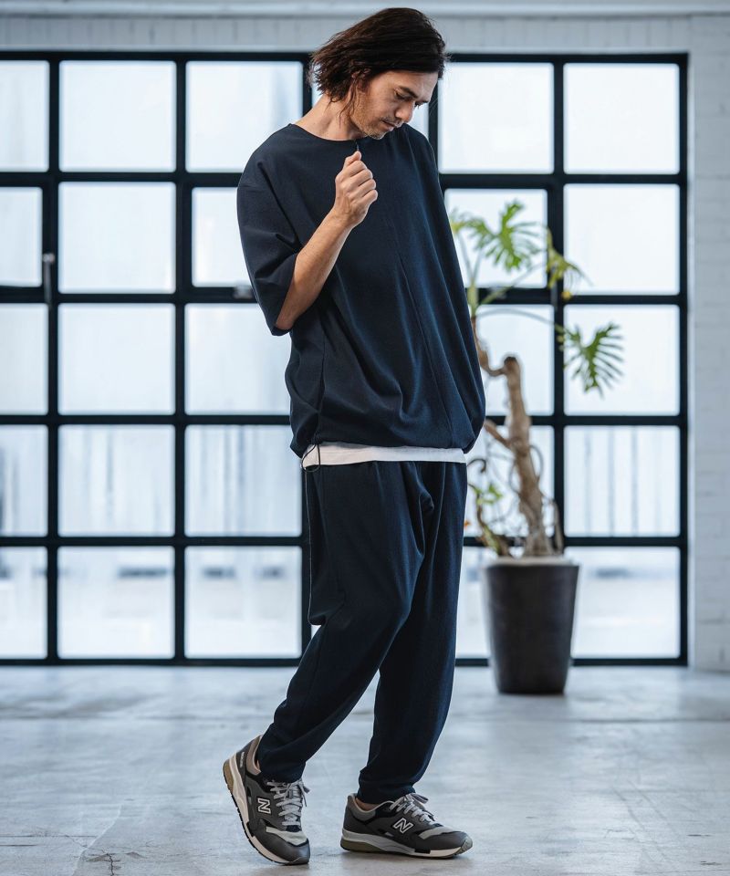 CAMBIO(カンビオ)】【予約販売4月上旬～中旬入荷】Stretch Seersucker