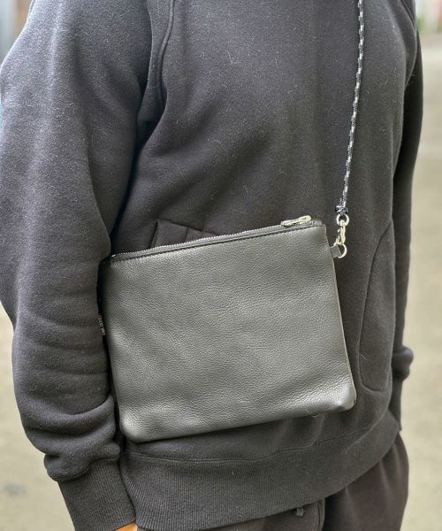 MR.OLIVE E.O.I】WATER PROOF WASHABLE LEATHER -TINY SACOCHE