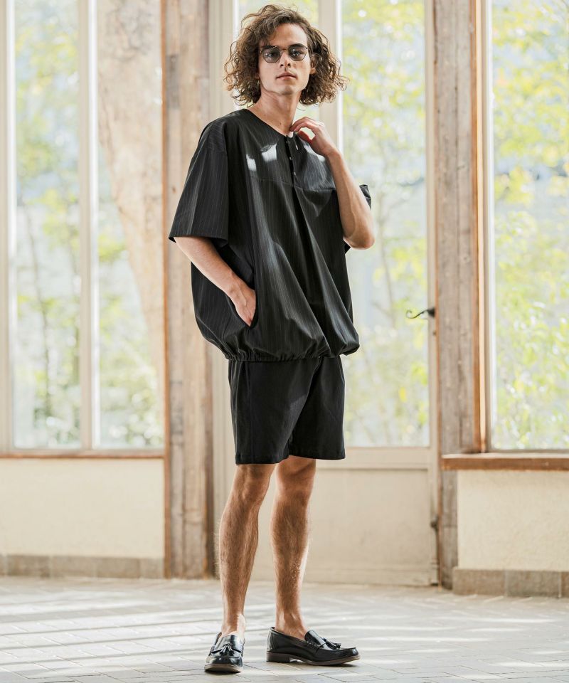 CAMBIO(カンビオ)】【予約販売4月上旬～中旬入荷】リブラインショート