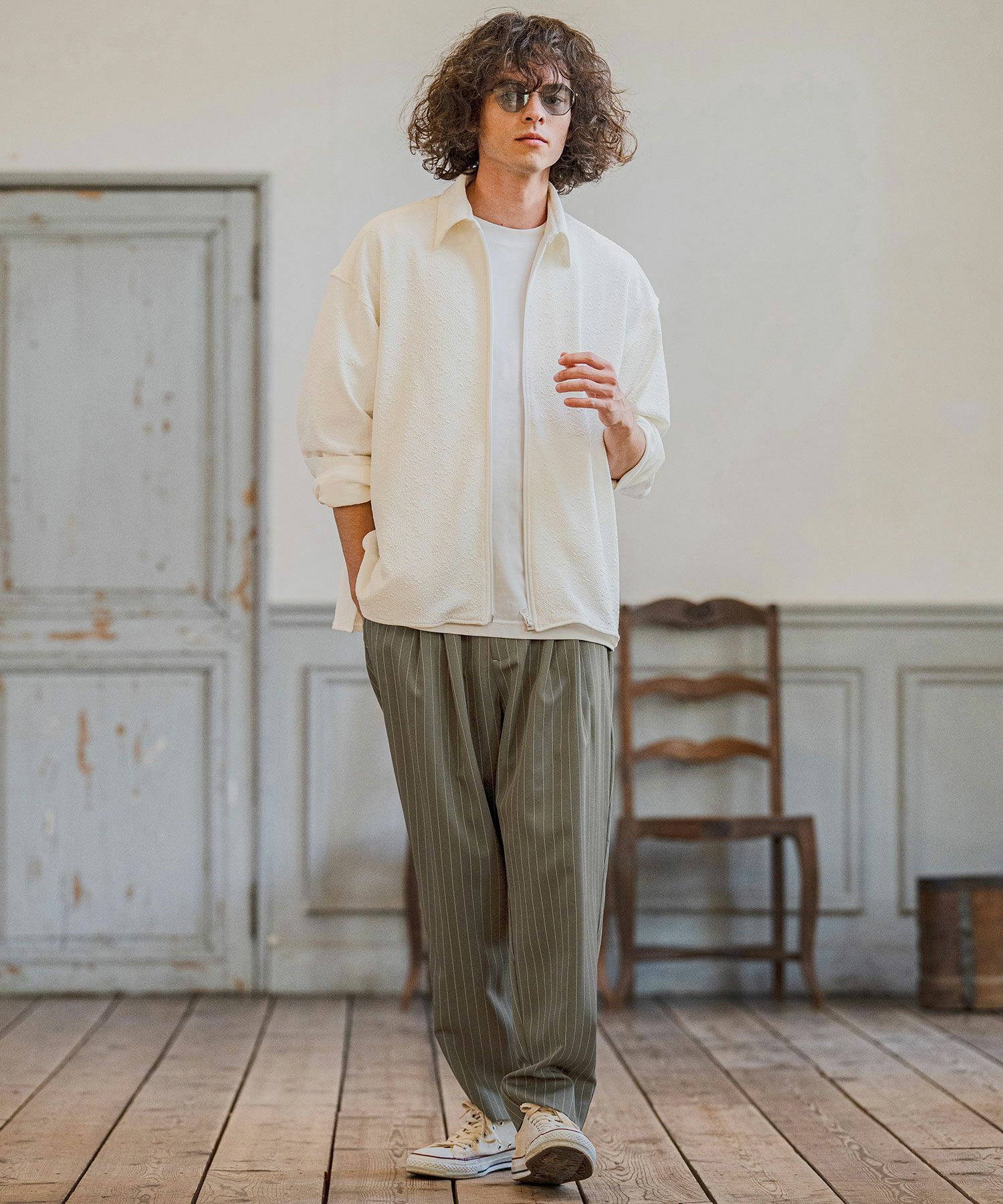 CAMBIO(カンビオ)】【予約販売2月中旬～下旬入荷】Classic Pinstripe