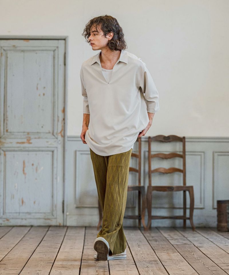 トップス chiepita CAMBIO(カンビオ)】【予約販売4月下旬～5月上旬入荷】Stretch Tropical