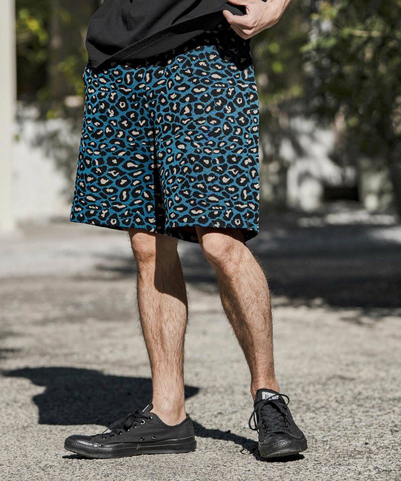 新品未開封　cambio カンビオ　ゴブランショートパンツ　Ｌ CAMBIO(カンビオ)】【予約販売5月上旬～中旬入荷】 Leopard Motif