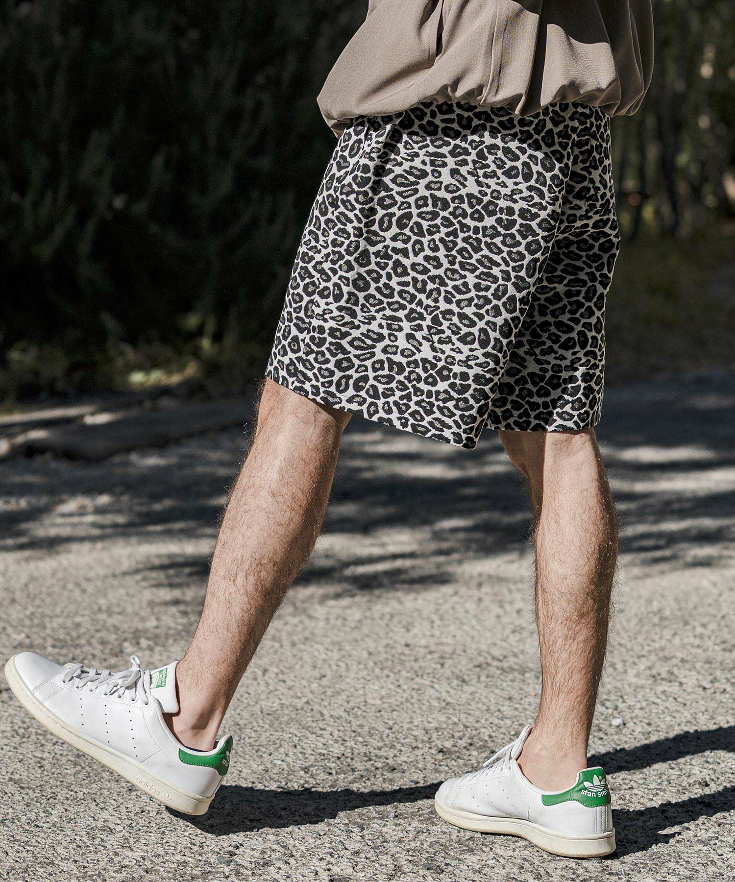 【CAMBIO】Gobelin Short Pants CAMBIO(カンビオ)】【予約販売5月上旬～中旬入荷】 Leopard Motif