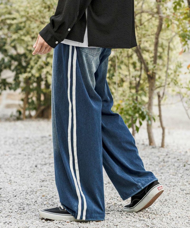 CAMBIO(カンビオ)】【予約販売2月上旬～中旬入荷】 Sweat Cut Denim