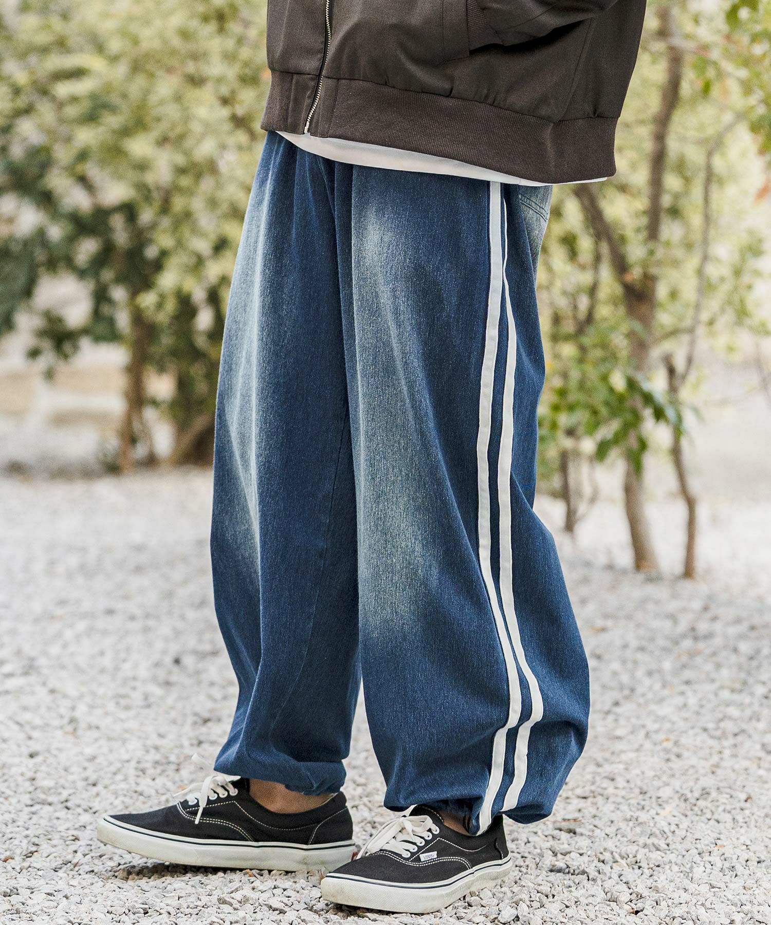 CAMBIO(カンビオ)】【予約販売2月上旬～中旬入荷】 Sweat Cut Denim