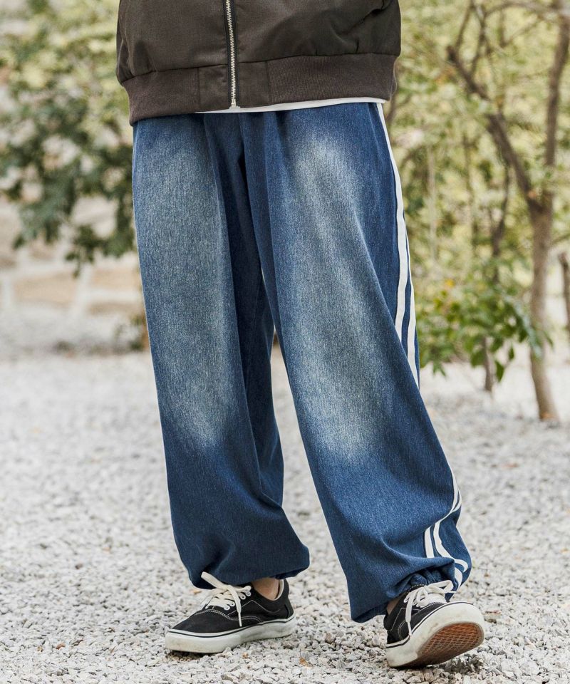 CAMBIO(カンビオ)】【予約販売2月上旬～中旬入荷】 Sweat Cut Denim