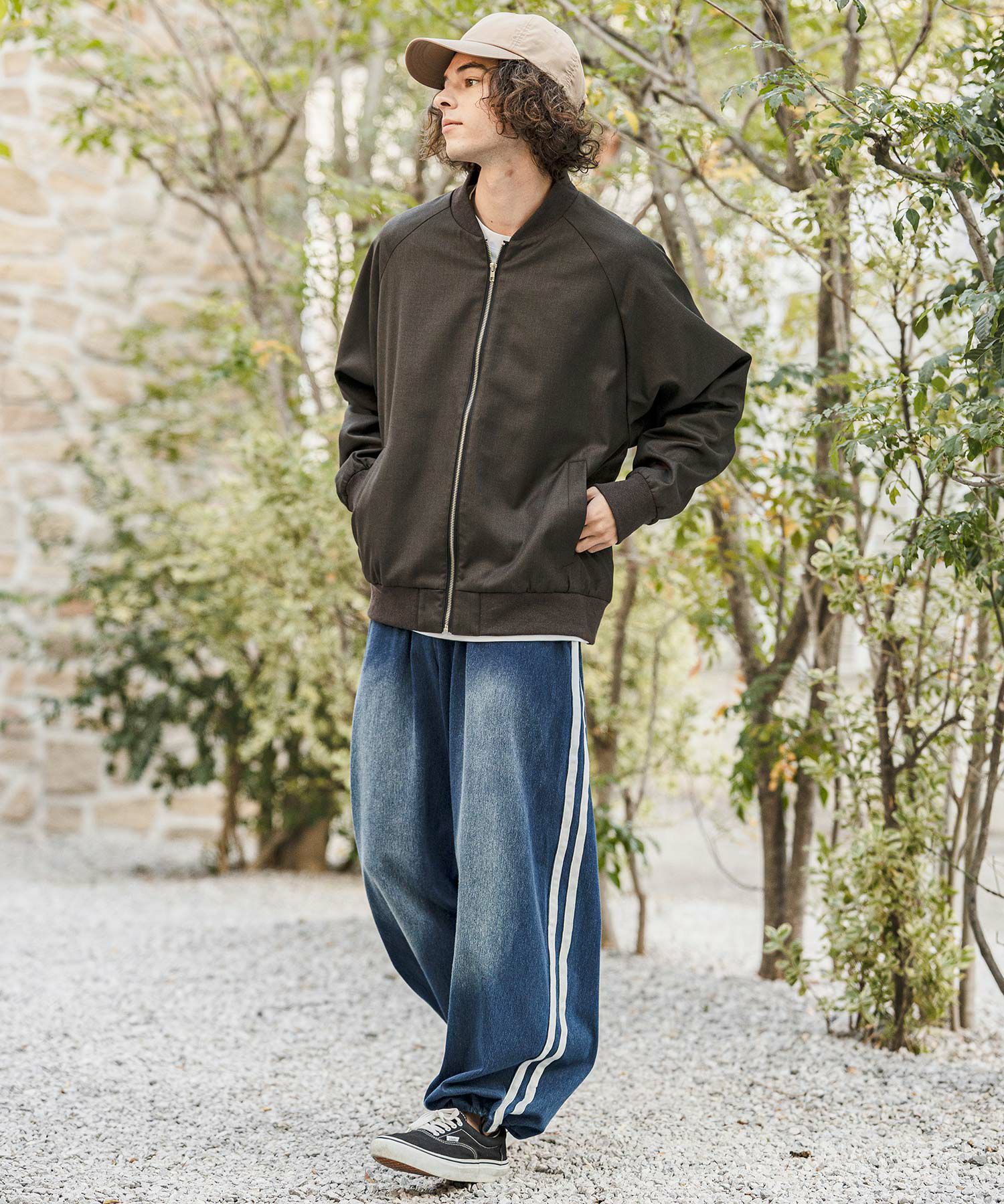 CAMBIO(カンビオ)】【予約販売2月上旬～中旬入荷】 Sweat Cut Denim