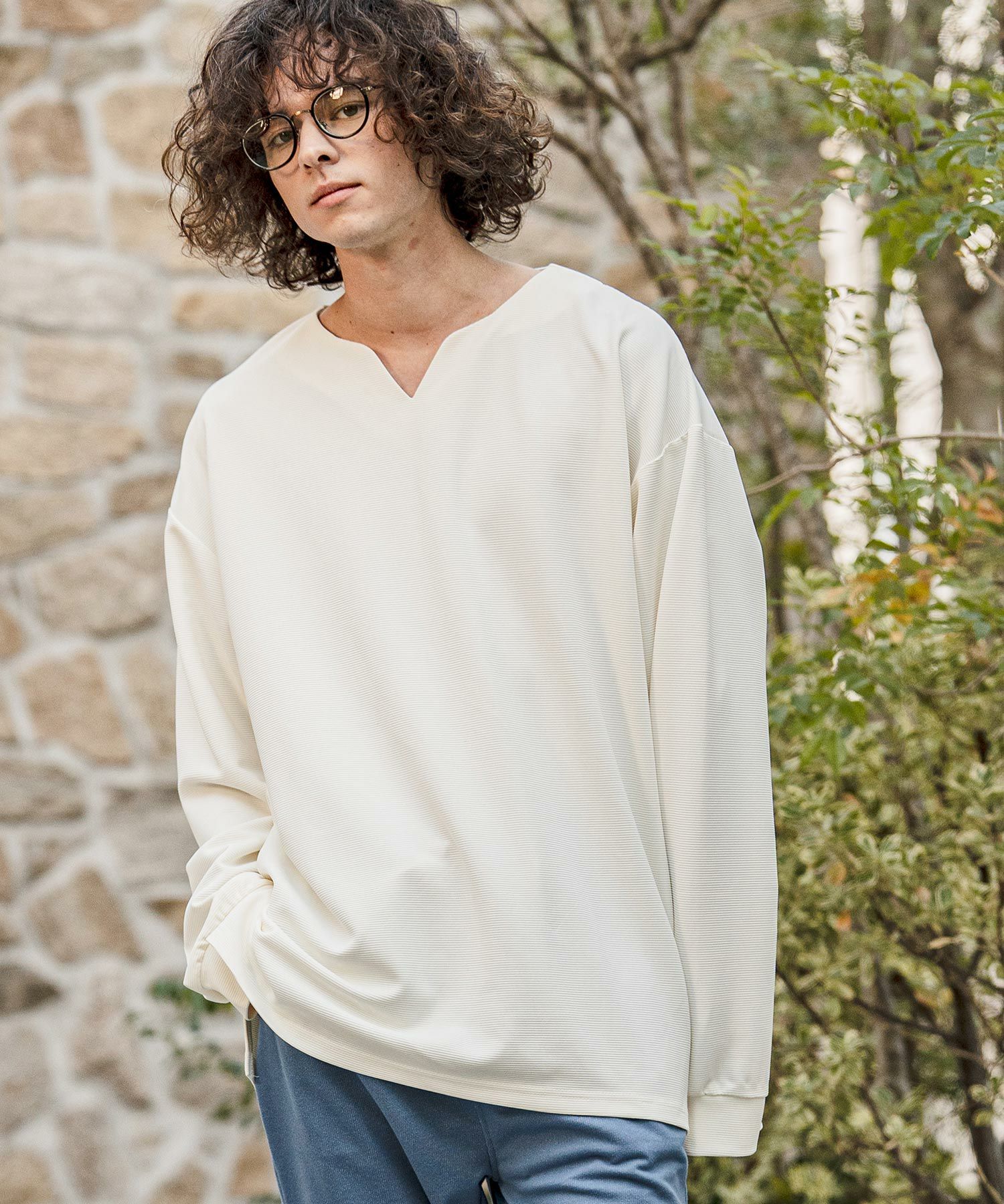 CAMBIO(カンビオ)】ストレッチノーカラージャケット | CAMBIO カンビオ