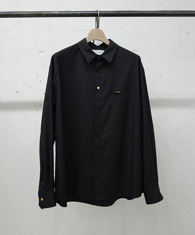 CULLNI(クルニ)】High Count Broad Asymmetrical Layered Shirt シャツ