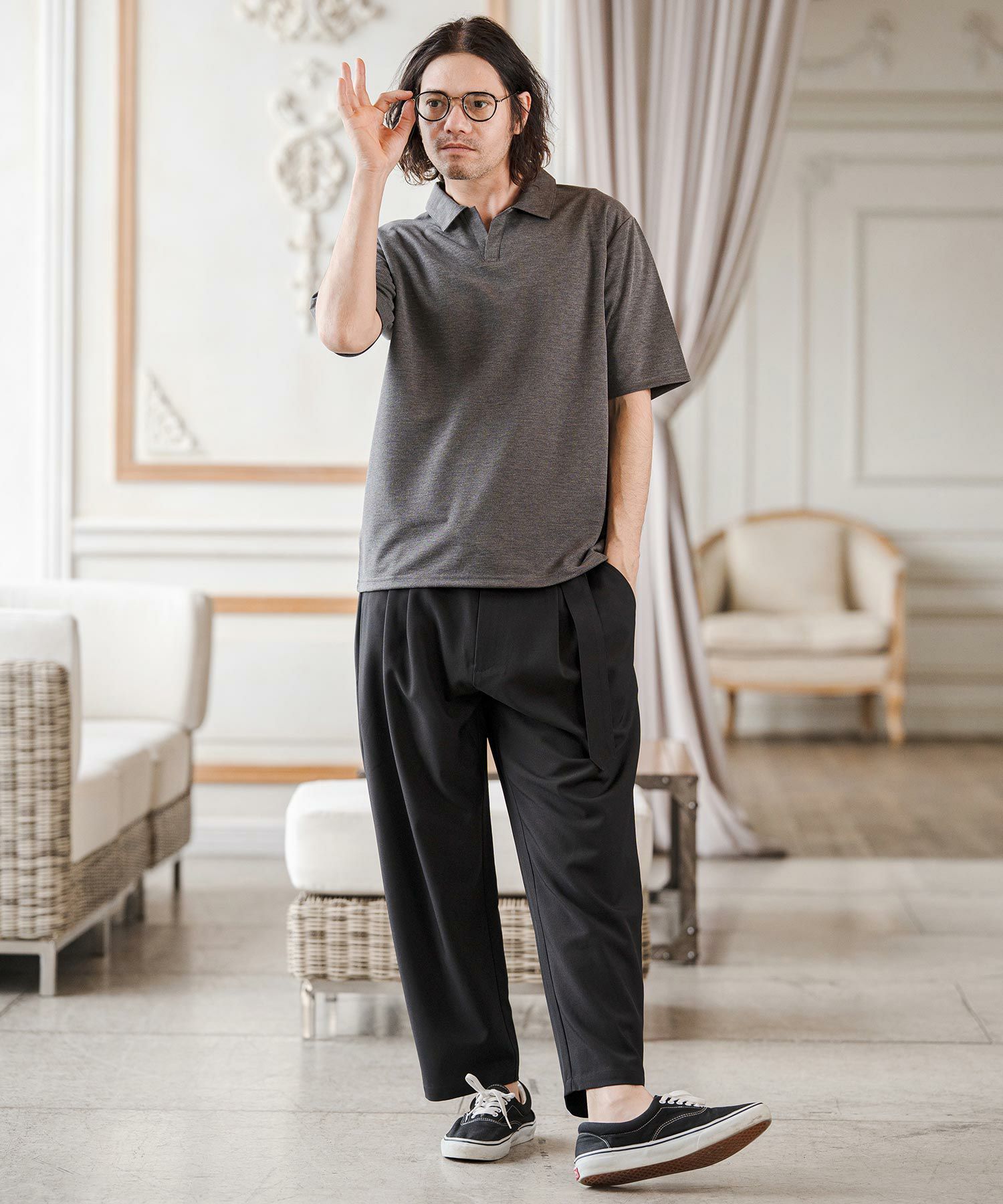 CAMBIO(カンビオ)】【予約販売4月下旬～5月上旬入荷】Stretch Tropical