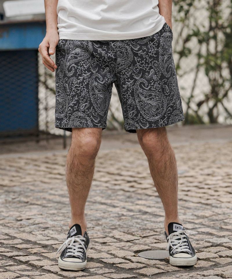 CAMBIO ペイズリー ショートパンツ L CAMBIO(カンビオ)】【予約販売4月下旬～5月上旬入荷】Paisley Denim