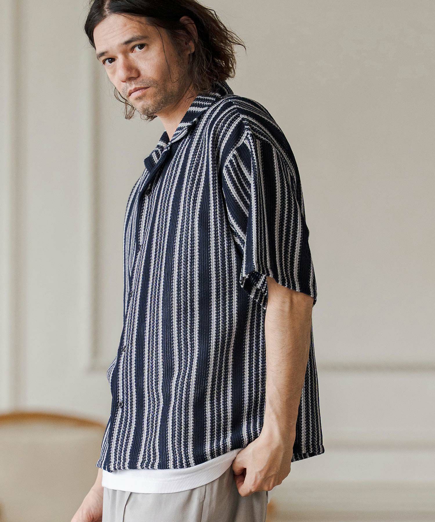 CAMBIO(カンビオ)】【予約販売4月中旬～下旬入荷】 ストライプレース