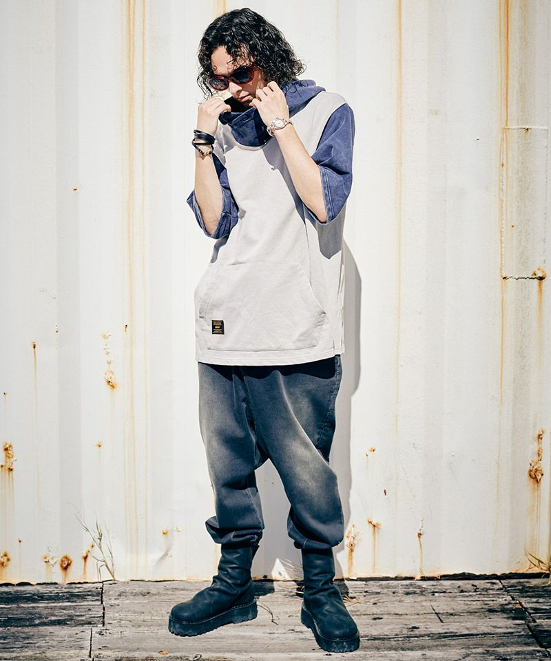 glamb(グラム)】【予約販売6月下旬～7月上旬入荷】 Knit Denim Pants