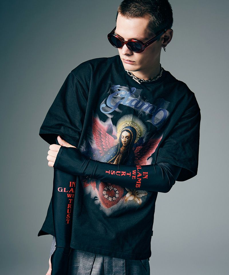 予約販売3月下旬～4月上旬入荷】【glamb(グラム)】Beam T-shirt ビーム