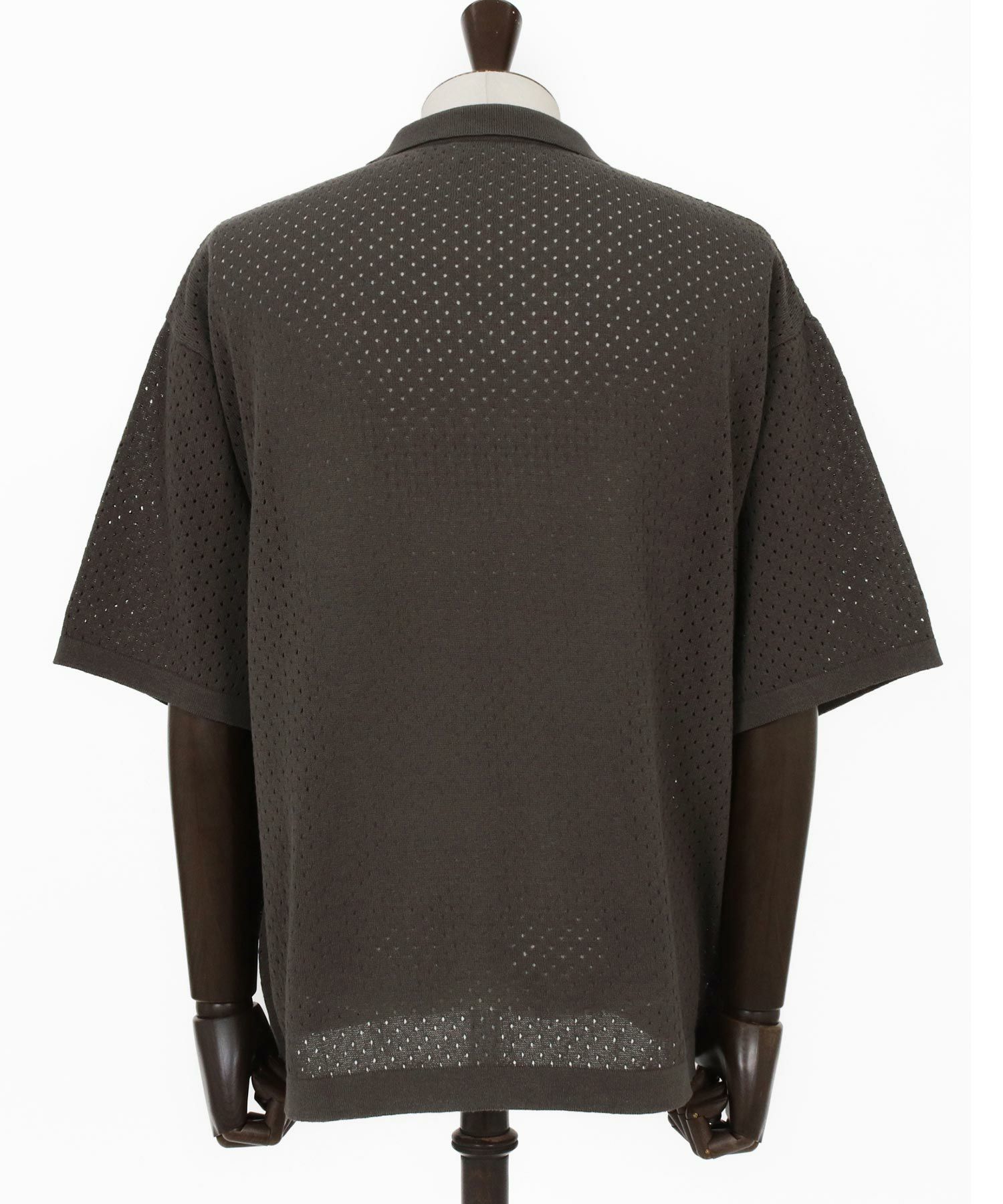 CAMBIO(カンビオ)】【予約販売4月中旬～下旬入荷】パンチングニット