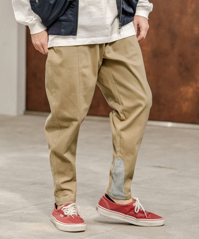 CAMBIO(カンビオ)】【予約販売4月中旬～下旬入荷】ツイル裾リブ