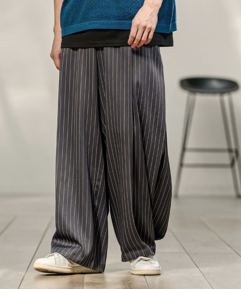 CAMBIO(カンビオ)】【予約販売3月上旬～中旬入荷】ピンストライプ