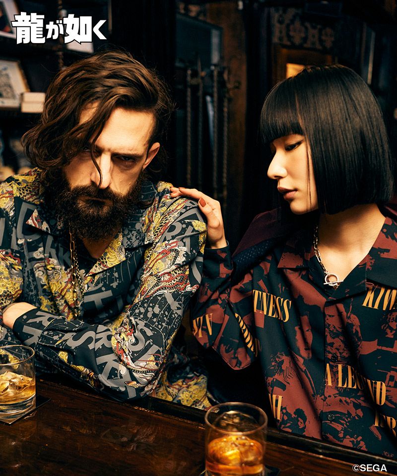 glamb(グラム)】【予約販売5月中旬～下旬入荷】 Yoshitaka Mine Shirt